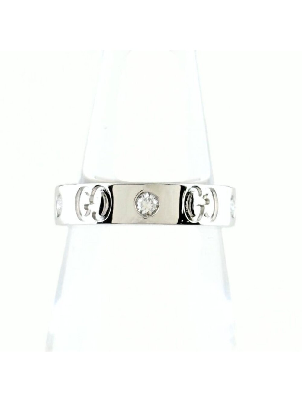Gucci Icon Ring Pave Diamond